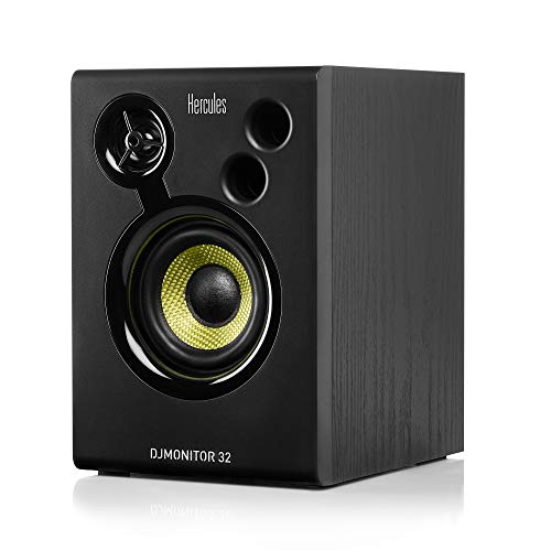 Hercules DJSpeaker 32 Party, 2x15W Aktive Lautsprecher mit Lichteffekten