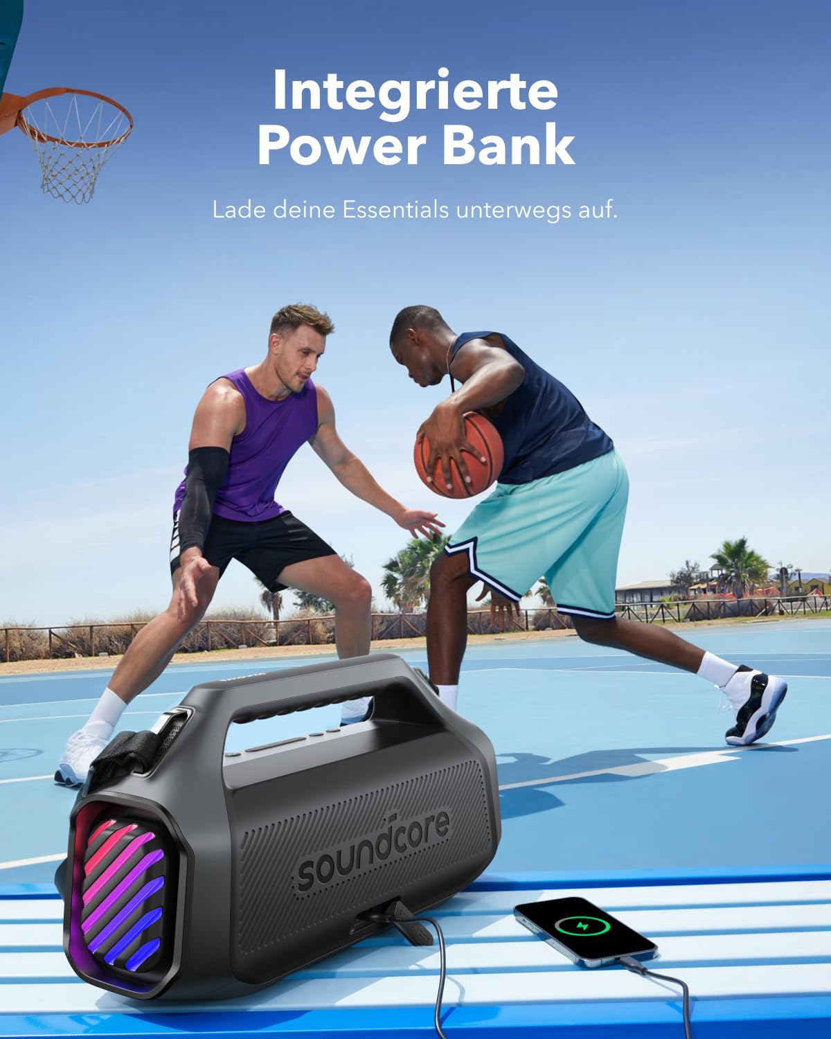 Soundcore Boom 2 Plus, 140W Outdoor Bluetooth Lautsprecher, IPX7, 20h Akku