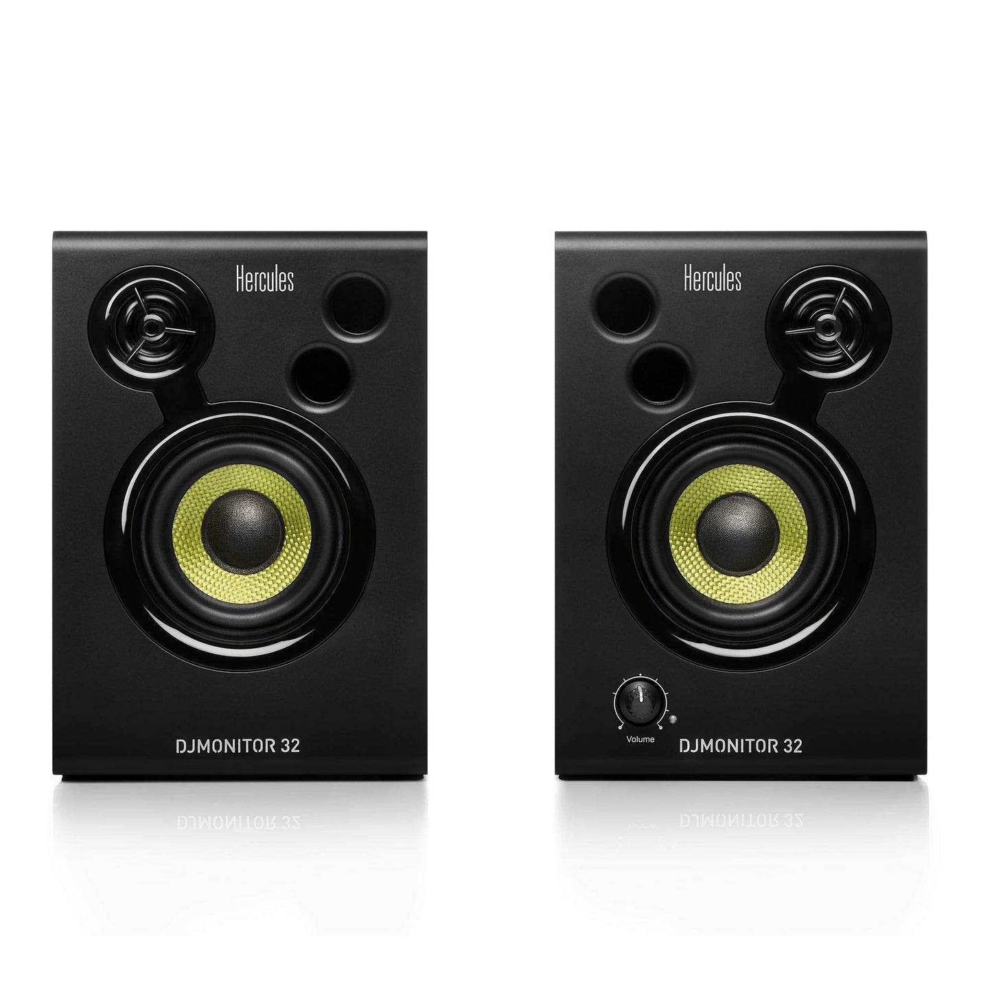 Hercules DJSpeaker 32 Party, 2x15W Aktive Lautsprecher mit Lichteffekten