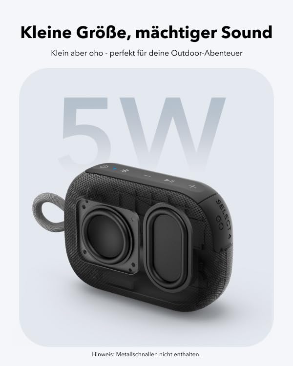 Anker Soundcore Select 4 Go, Bluetooth Lautsprecher, IP69, 20h Akku, Outdoor