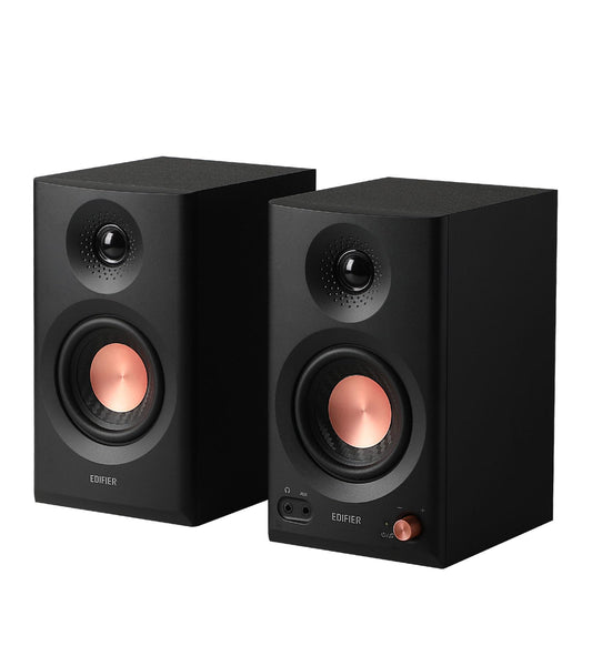 Edifier MR3, 2.0 Studio-Lautsprecher, Hi-Res, Bluetooth, 2x18W, Schwarz