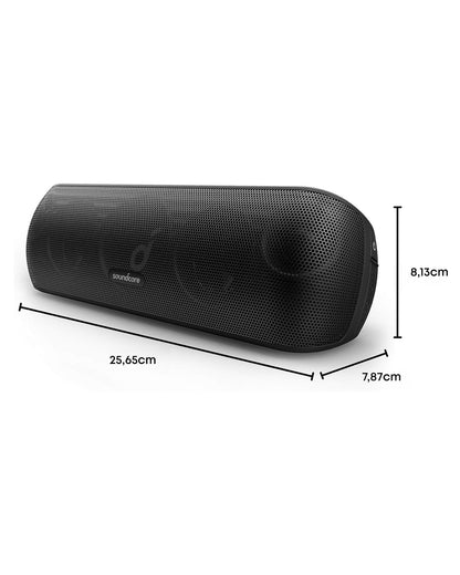 Soundcore Motion+, Bluetooth HiFi Lautsprecher, 30W, IPX7, 12h Akku, Schwarz