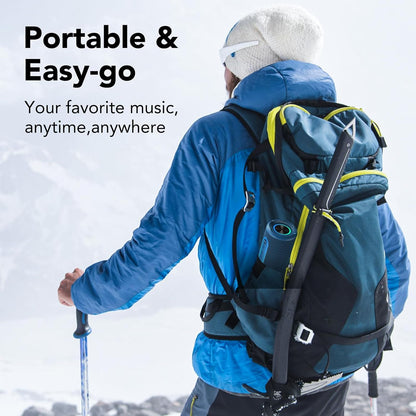 Bluetooth Lautsprecher 30h, IPX7, Dual Bass, TWS, Outdoor/Party, Schwarz