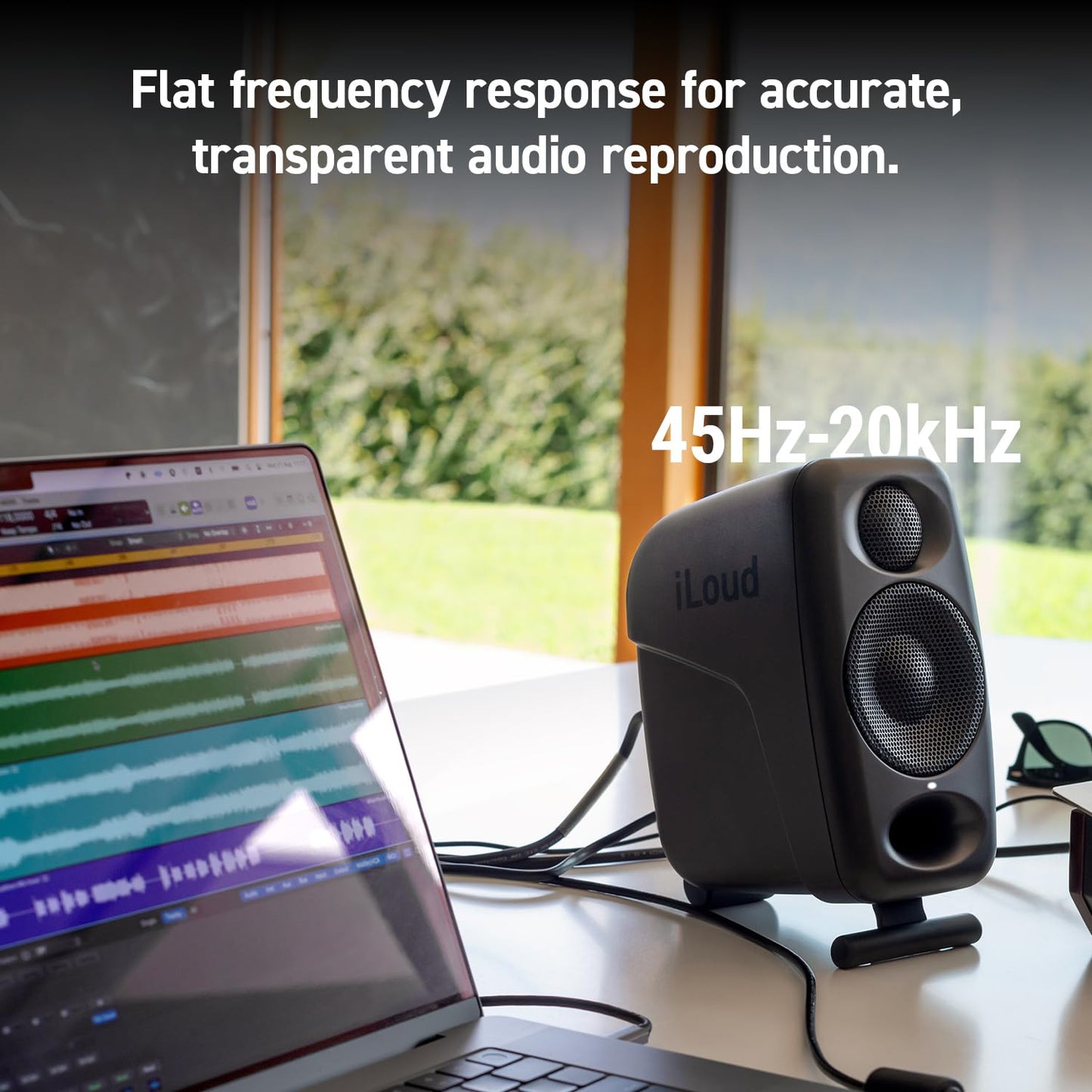 IK Multimedia iLoud Micro Monitor Pro, 2-Wege Studio-Monitor, Paar, Schwarz