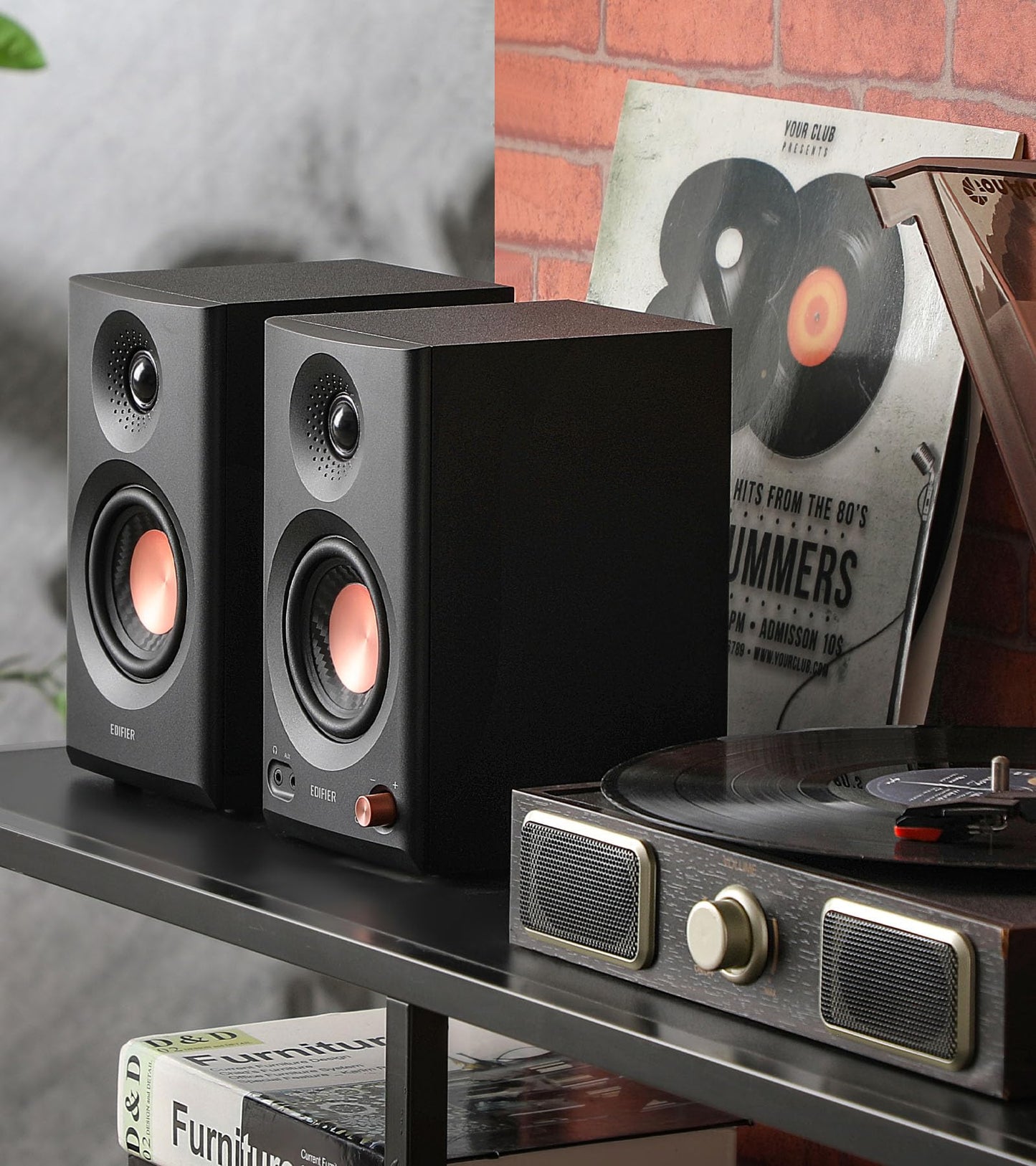 Edifier MR3, 2.0 Studio-Lautsprecher, Hi-Res, Bluetooth, 2x18W, Schwarz