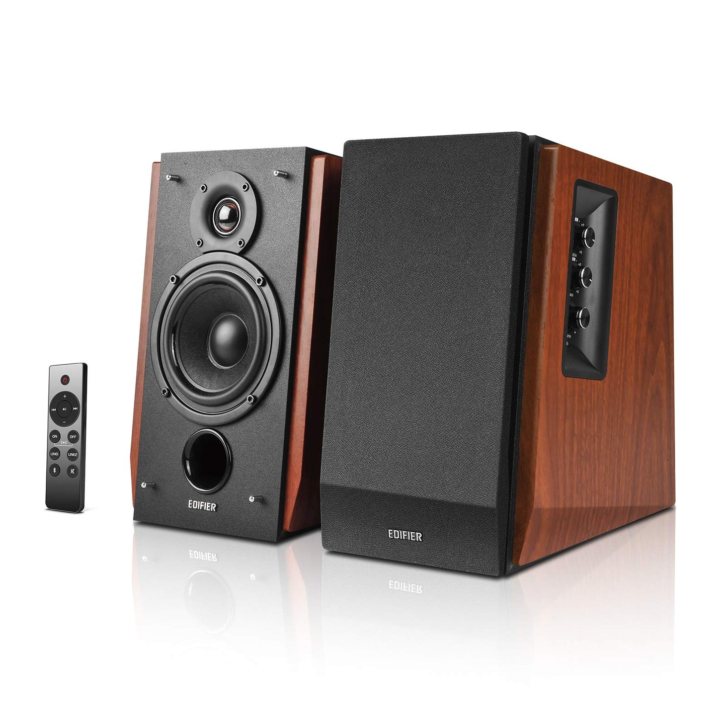 Edifier R1700BTs, 2.0 Aktive Lautsprecher, Bluetooth 5.0, 66W RMS, Braun