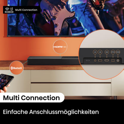 HS2000 2.1 Soundbar 240W, Subwoofer, Dolby Audio, DTS Virtual:X