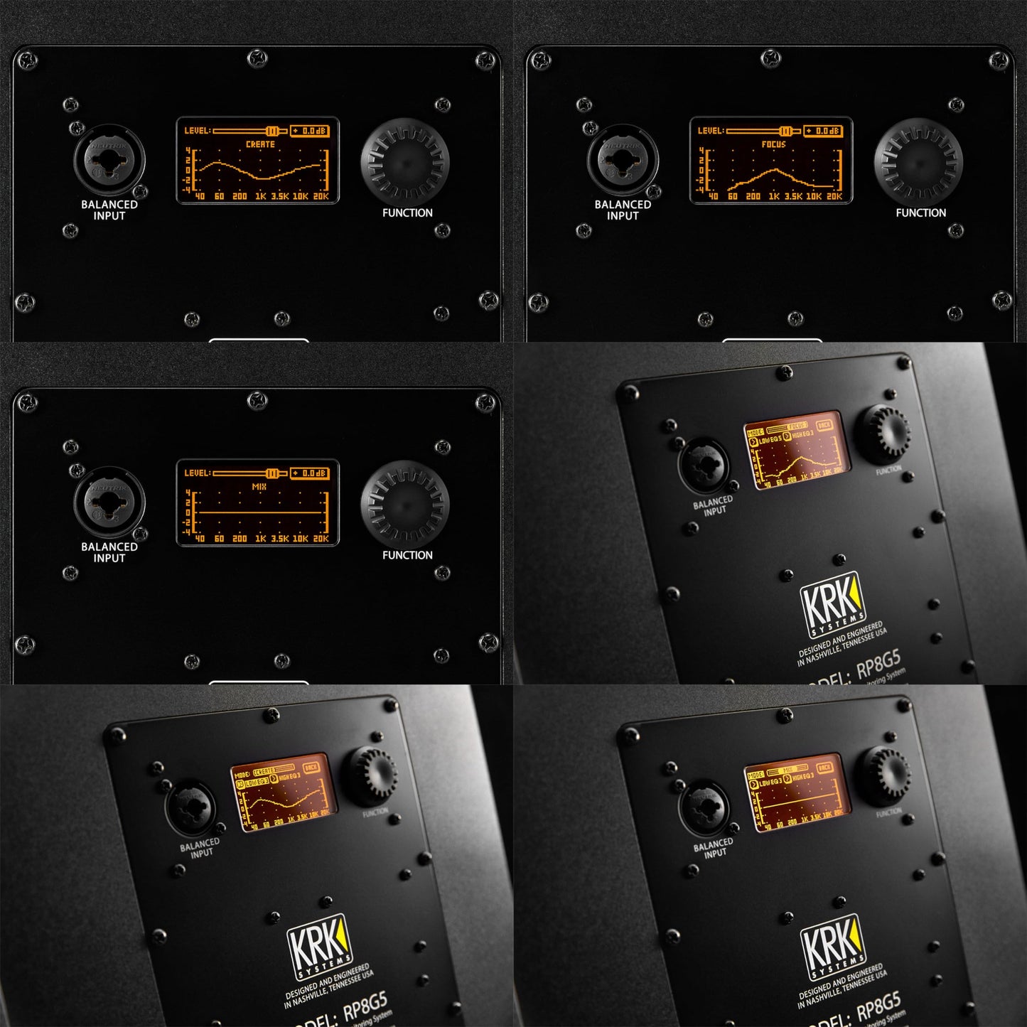 KRK Rokit RP5 G5 Studio-Monitor, 1 Stück, Schwarz