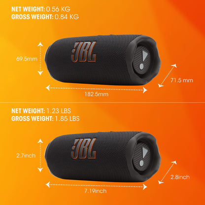 JBL Flip 7, Tragbarer Bluetooth Lautsprecher, IP68, 16h Akku, Pro Sound
