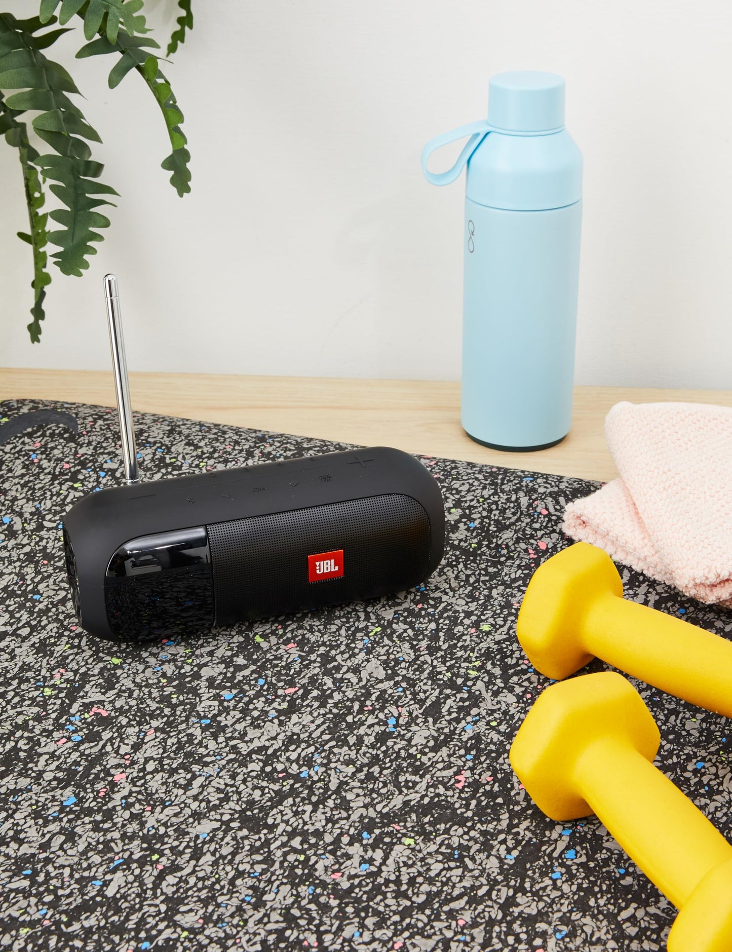 JBL Tuner 2, Tragbarer Bluetooth Lautsprecher mit DAB+/UKW, 12h Akku