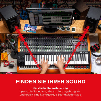 M-Audio BX8 D3, 2-Wege Aktiv Studiomonitor, Musikproduktion & Mixing, 1 Stück