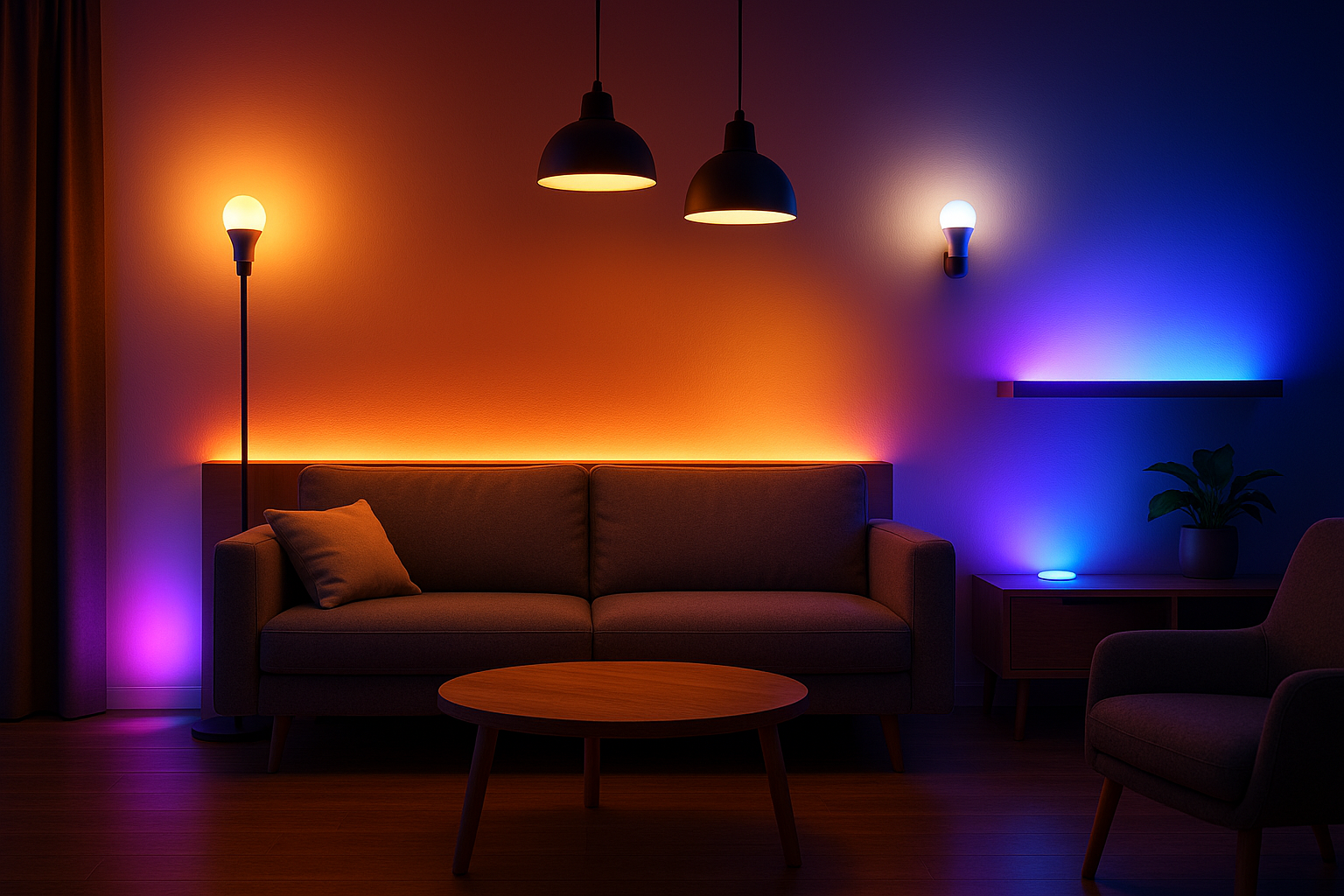 horizontal image Iluminación LED inteligente